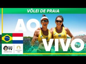 Jogo completo de vôlei de praia feminino: Brasil x Holanda na 3ª rodada das Olimpíadas Paris 2024