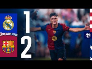 Melhores momentos: Real Madrid 1 vs 2 FC Barcelona - Copa USA Tour 2024