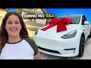 Minha experiência ao comprar e dirigir meu primeiro carro Tesla com apenas 15 anos em meio a uma tempestade