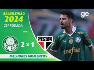 Palmeiras 2 x 1 São Paulo | Melhores Momentos | 23ª Rodada Brasileirão 2024 | ge.globo