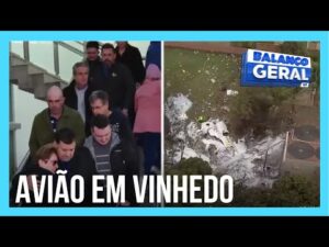 Parte dos passageiros que estava a bordo de avião que caiu em Vinhedo (SP) retornava de evento no Paraná