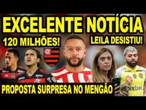 Proposta surpresa na mesa do Flamengo e Leila desiste de levar Gabigol: excelente notícia!