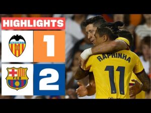 Resumo da partida: Valencia CF 1 - 2 FC Barcelona pela LaLiga EA Sports