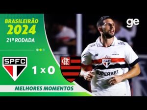 São Paulo vence o Flamengo por 1 a 0 na 21ª rodada do Brasileirão 2024 | Melhores Momentos