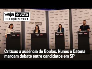 Trio líder das pesquisas falta ao debate de VEJA em São Paulo