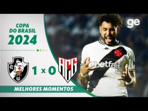 Vasco vence Atlético-GO por 1 a 0 nas oitavas de final da Copa do Brasil