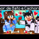 A GATA e o CACHORRO estão NAMORANDO no Minecraft ◂Miika▸