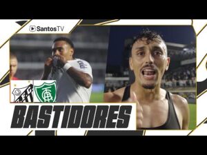 Bastidores da vitória do Santos sobre o América-MG no Brasileirão Série B