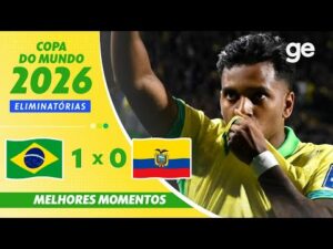 Brasil 1 x 0 Equador: Melhores Momentos da 7ª Rodada das Eliminatórias da Copa do Mundo de 2026