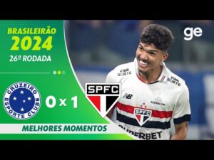 Cruzeiro 0 x 1 São Paulo | Melhores Momentos | 26ª Rodada do Campeonato Brasileiro Série A 2024 | ge.globo