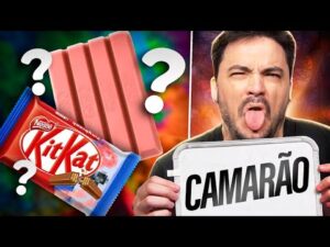 Desafio: Adivinhe o sabor do KitKat com Camarão!