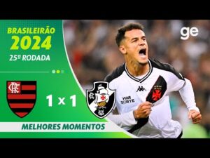 FLAMENGO 1 X 1 VASCO | MELHORES MOMENTOS | 26ª RODADA BRASILEIRÃO 2024