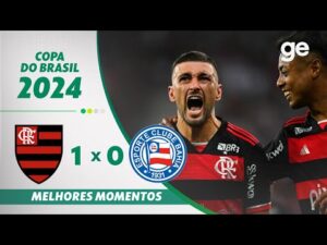 Flamengo 1 x 0 Bahia | Melhores Momentos | Quartas de Final da Copa do Brasil 2024 | ge.globo