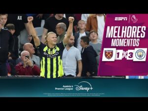 Manchester City vence o West Ham com show de Haaland e mantém invencibilidade na Premier League