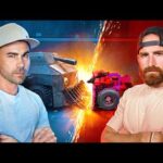 Mark Rober confronta Dude Perfect em uma batalha de robôs épica