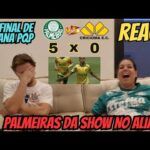 React da partida entre Palmeiras e Criciúma: Palmeiras voando baixo e Estevão jogando muito