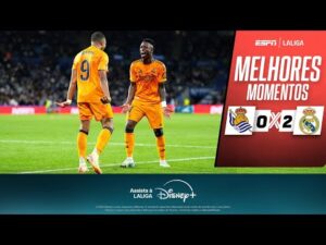 Vinicius Jr. e Mbappé marcam de pênalti, e Real Madrid vence Real Sociedad | Melhores Momentos